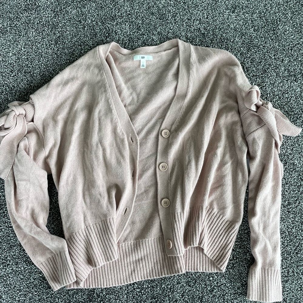 BP sweater button up